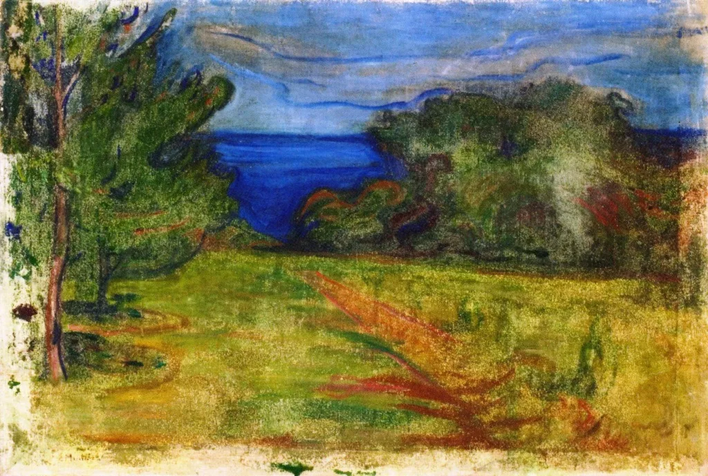 The Garden, by Edvard Munch, oil, 1900