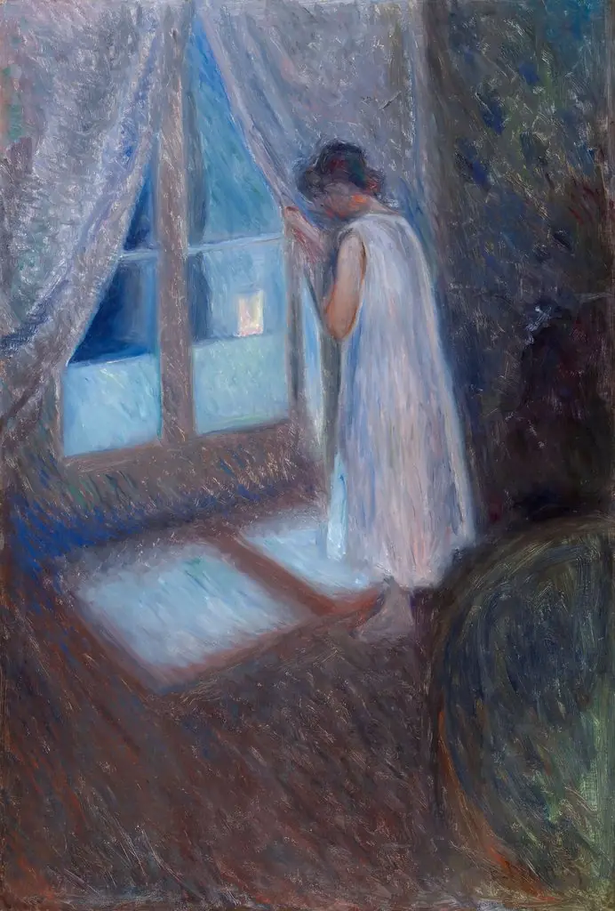 The Girl by the Window, by Edvard Munch