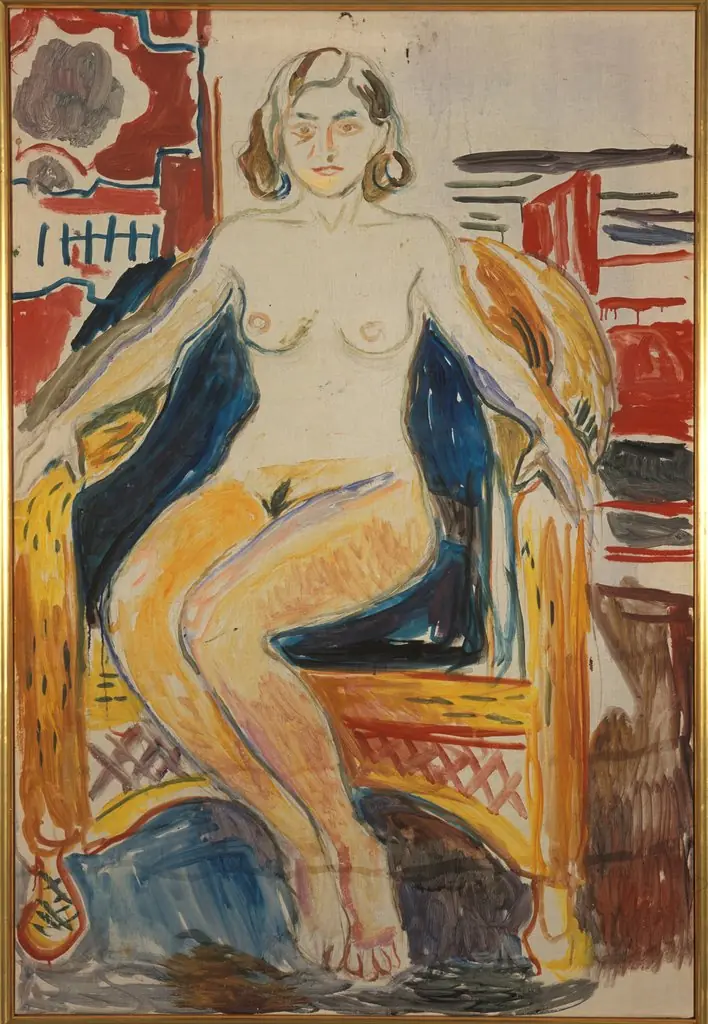 The Girl from Nordland, by Edvard Munch