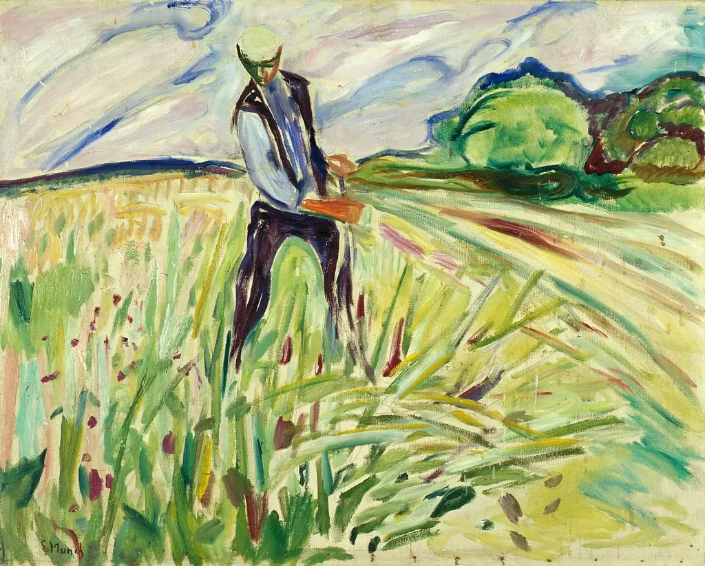 The Haymaker, by Edvard Munch