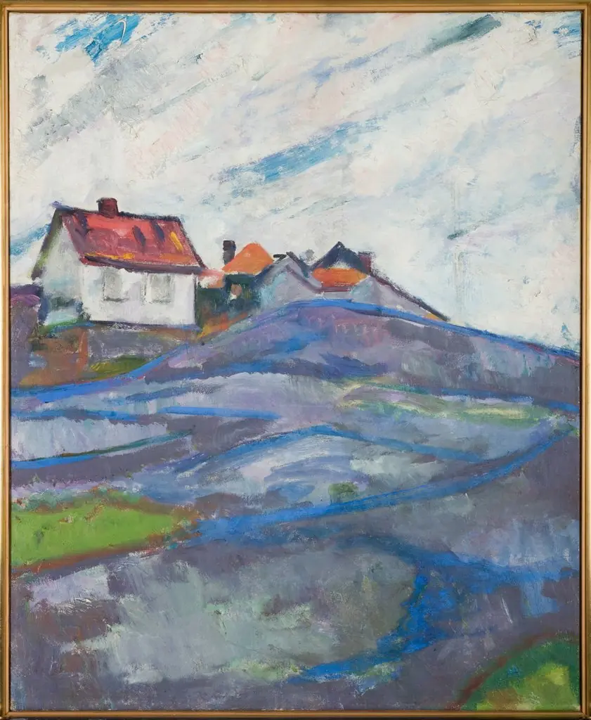 The House in the Skerries, by Edvard Munch