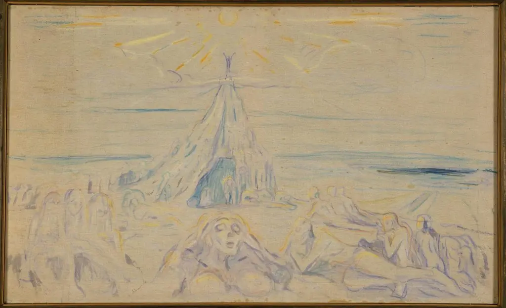 The Human Mountain, by Edvard Munch