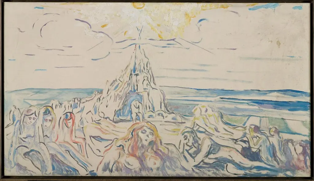 The Human Mountain, by Edvard Munch