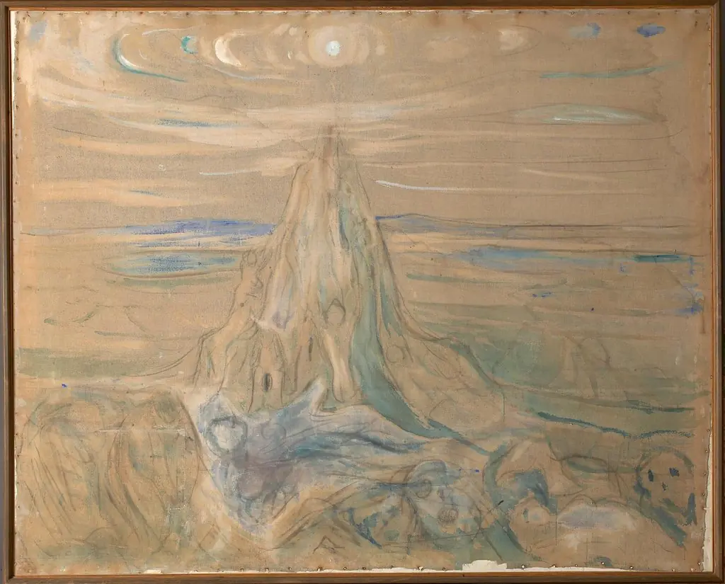 The Human Mountain, by Edvard Munch