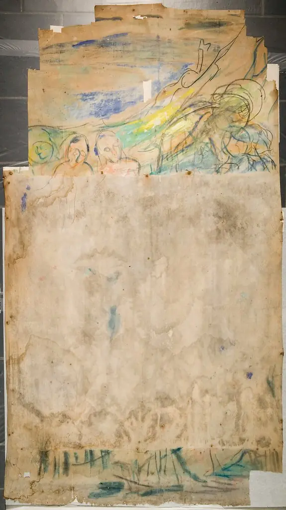 The Human Mountain: Left Under Part, by Edvard Munch