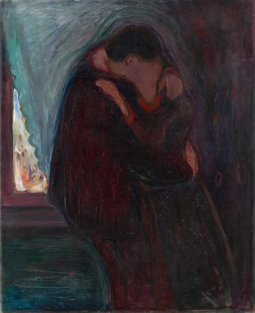 The Kiss, by Edvard Munch