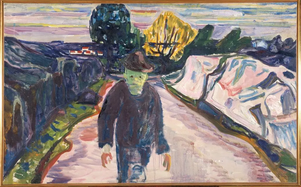 The Murderer, by Edvard Munch
