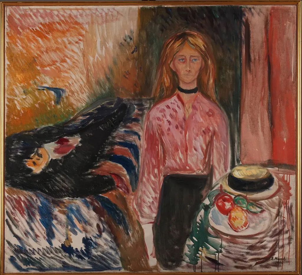 The Murderess, by Edvard Munch