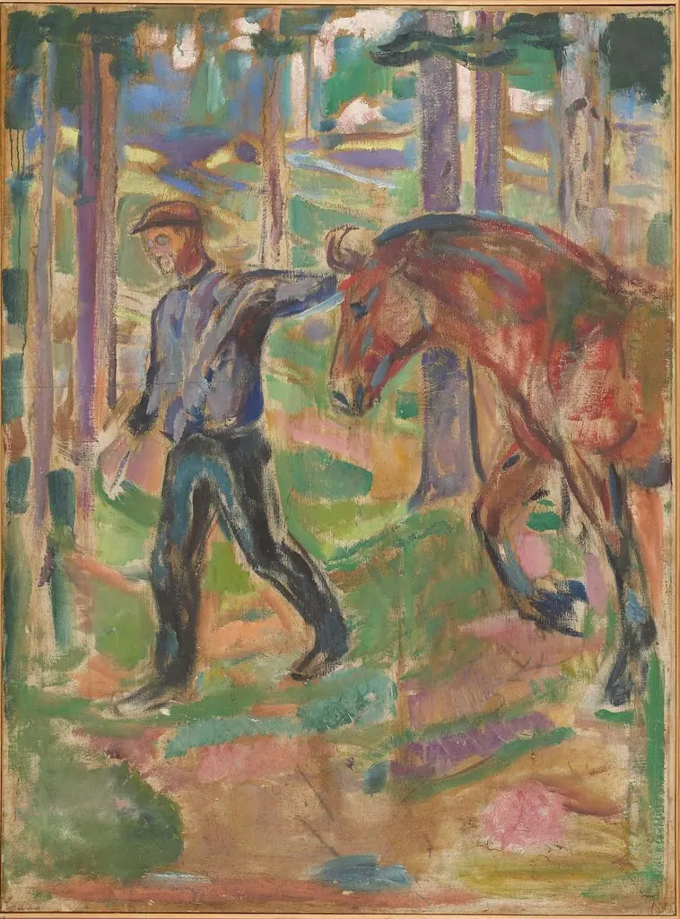 The Pathfinder, by Edvard Munch