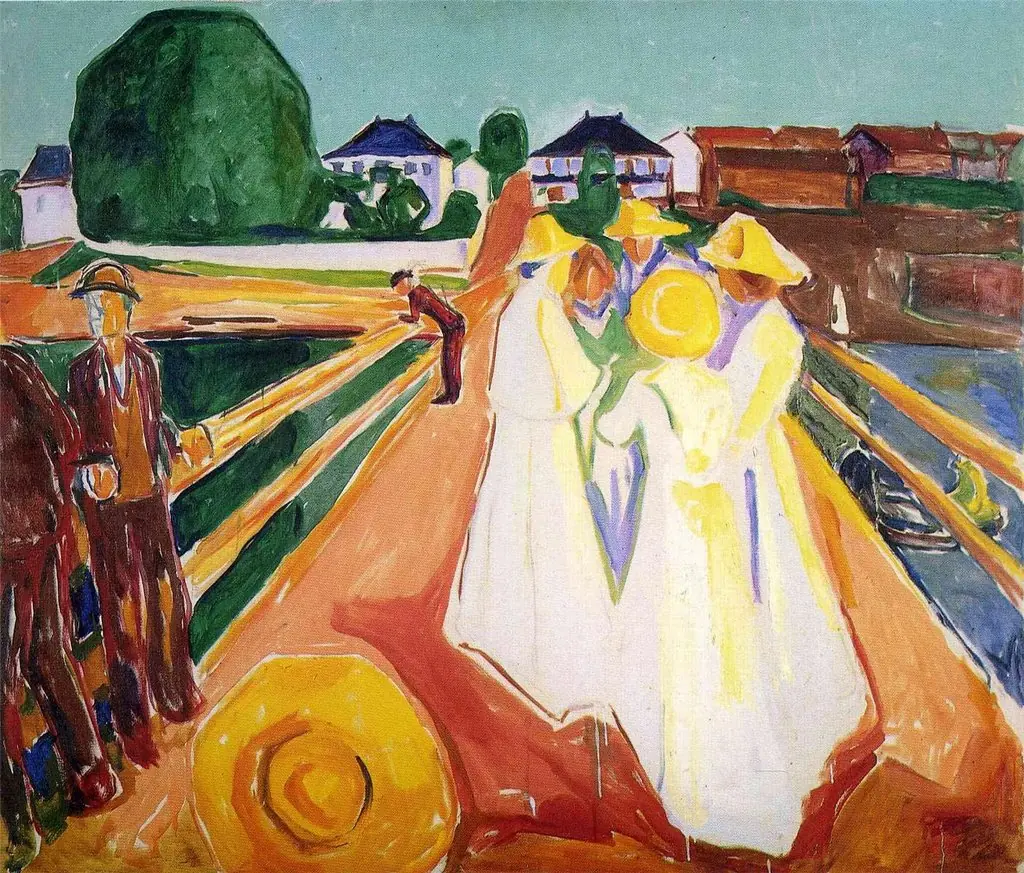 The Women on the Bridge, by Edvard Munch