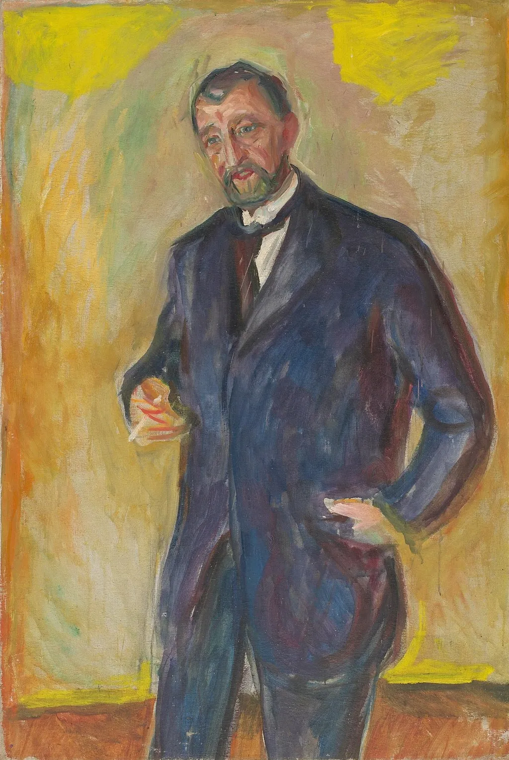 Thorvald Løchen, by Edvard Munch, oil, 1917