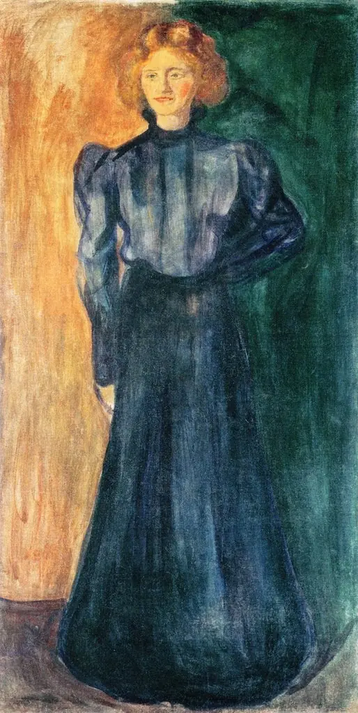 Tulla Larsen, by Edvard Munch