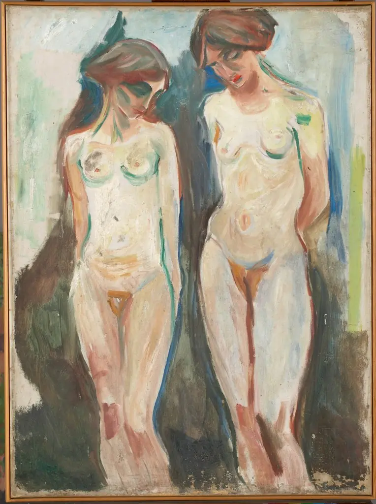 Two Graces, by Edvard Munch