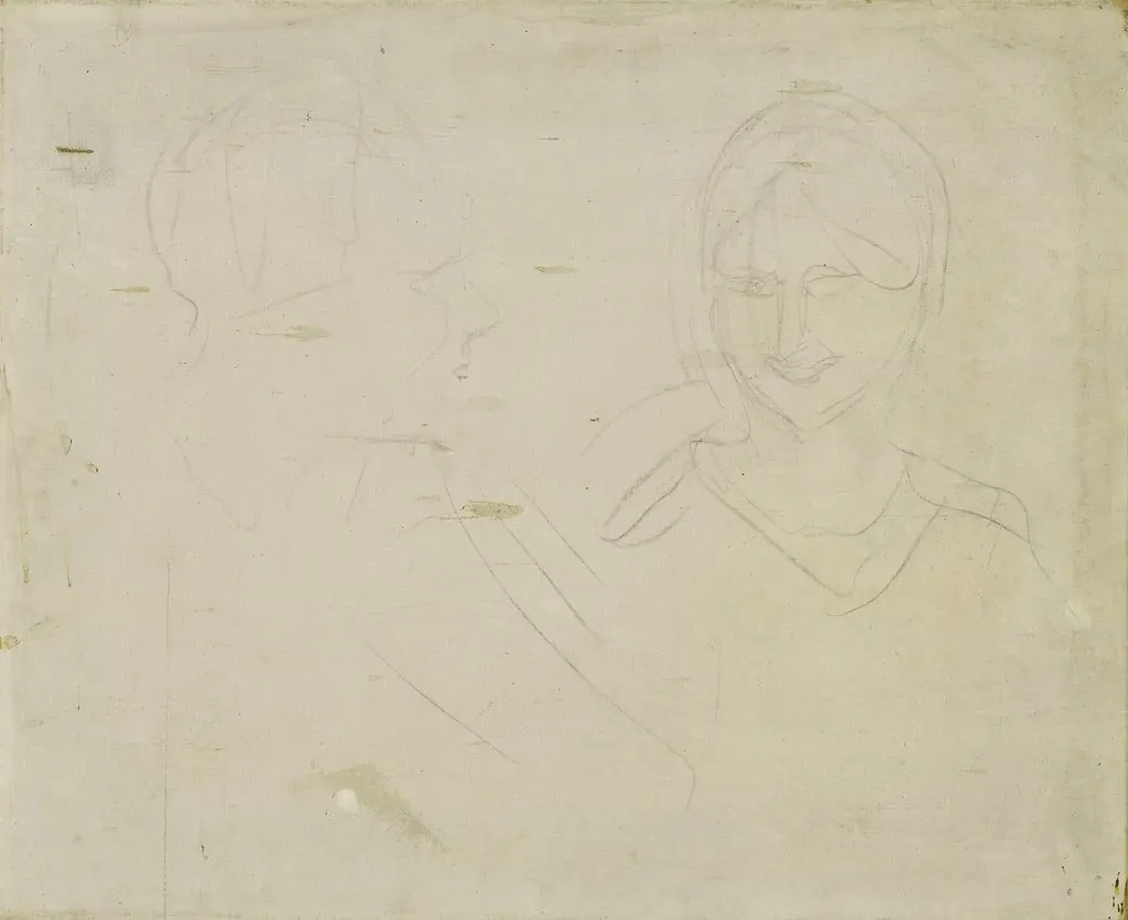 Two Heads, by Edvard Munch
