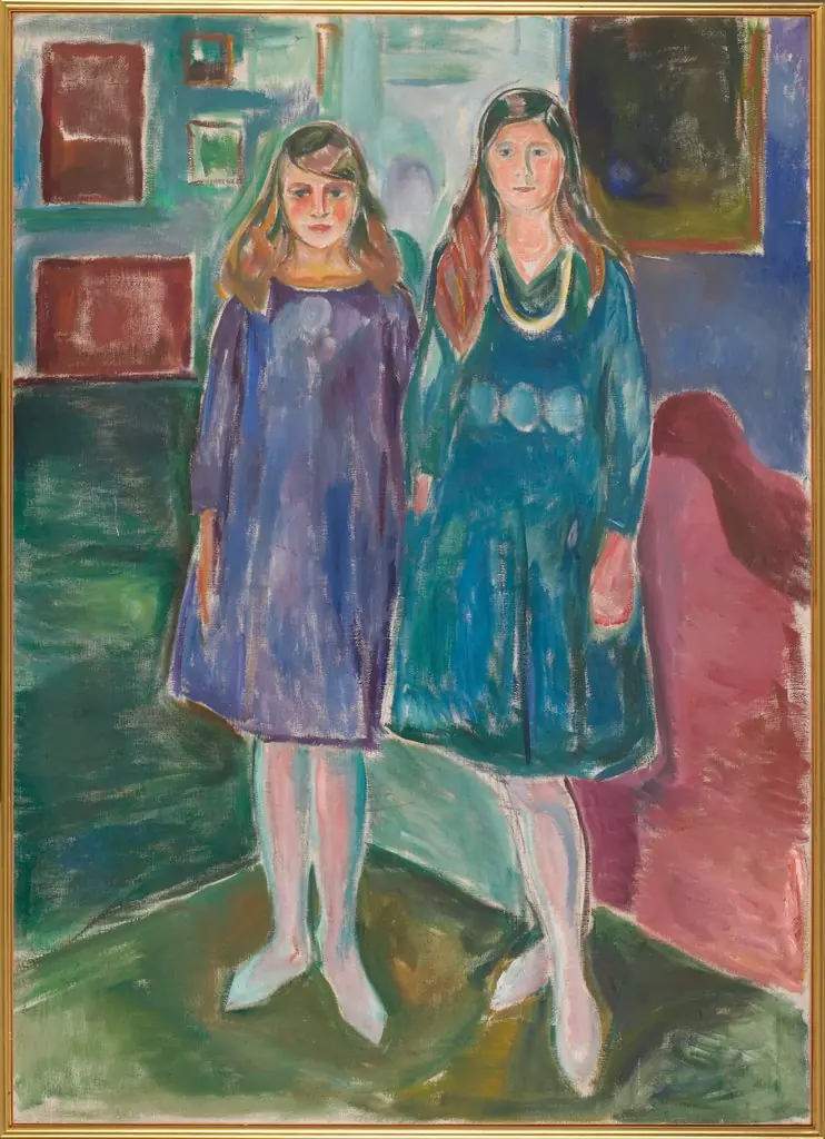Two Teenagers, by Edvard Munch