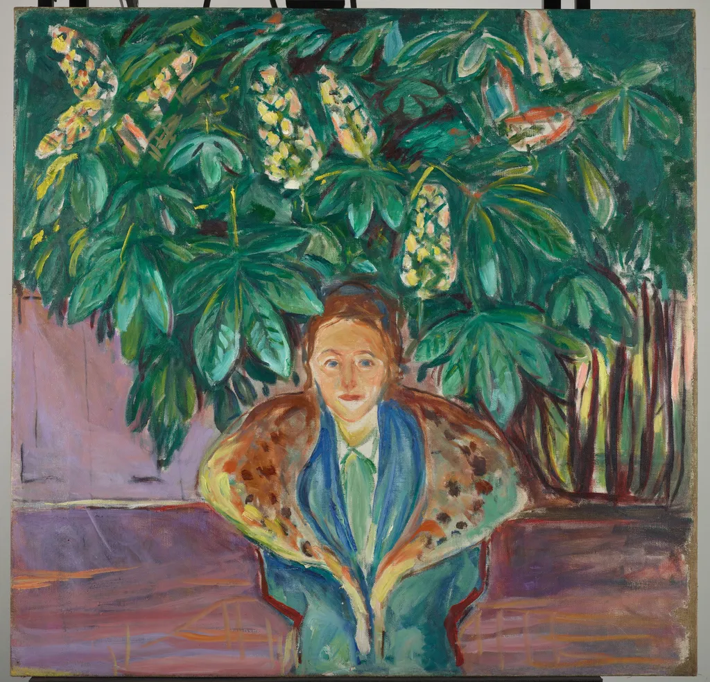 Under the Chestnut Tree, by Edvard Munch, oil, 1937