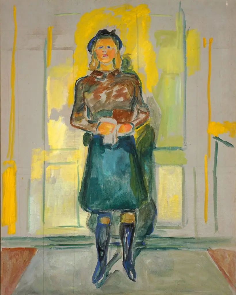 Visiting at Ekely, by Edvard Munch