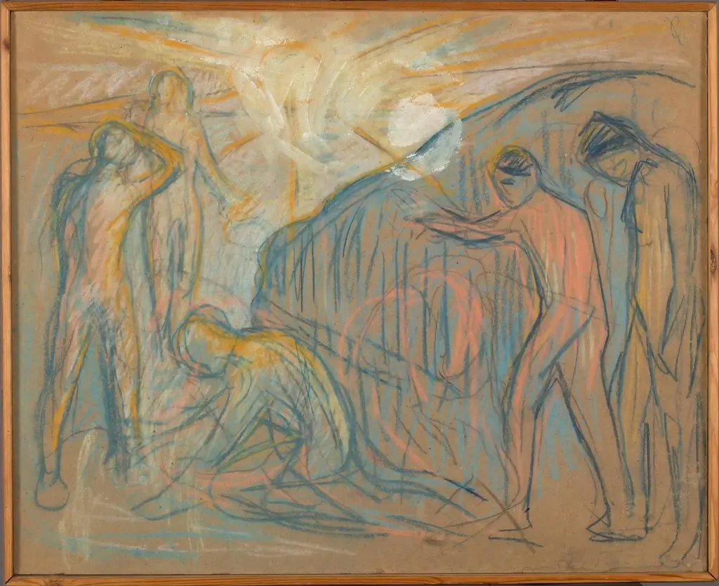 Wandering towards the Light, by Edvard Munch