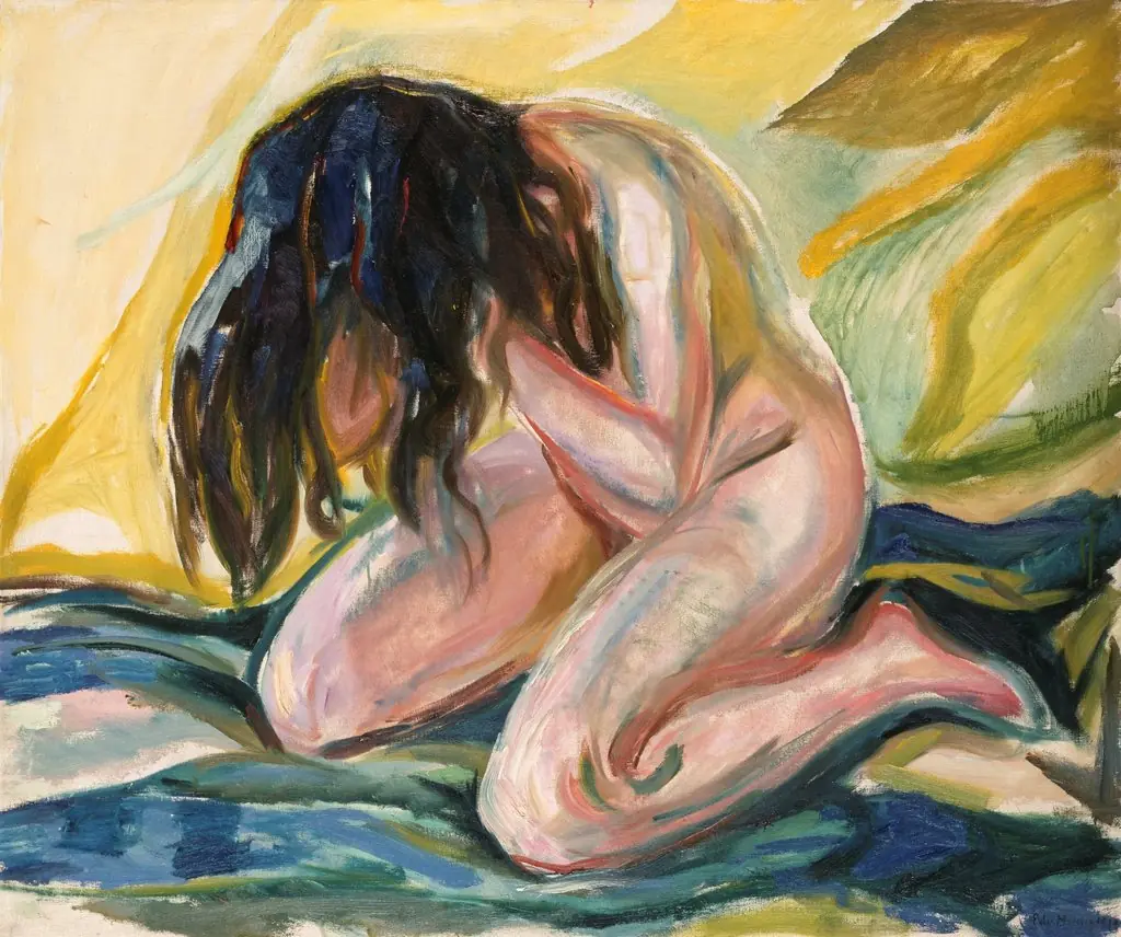 Weeping Nude, by Edvard Munch