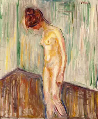 Weeping Woman, by Edvard Munch, 1907