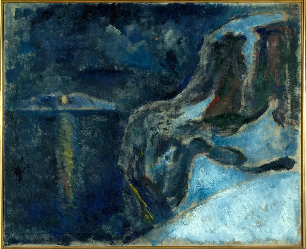 Winter by the Sea, by Edvard Munch, oil, 1909
