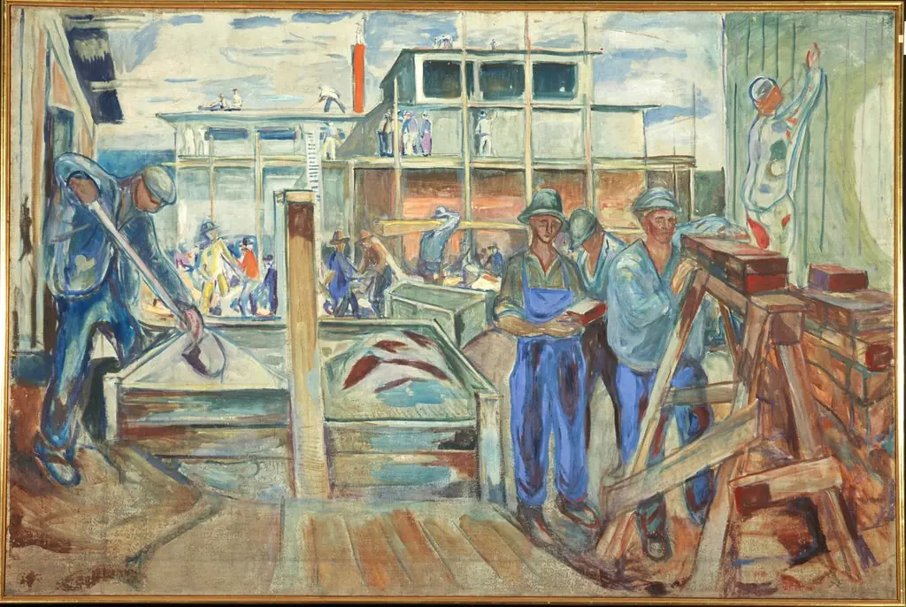 Winter Studio under Construction, by Edvard Munch