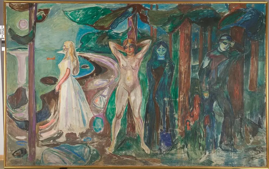 Woman, by Edvard Munch