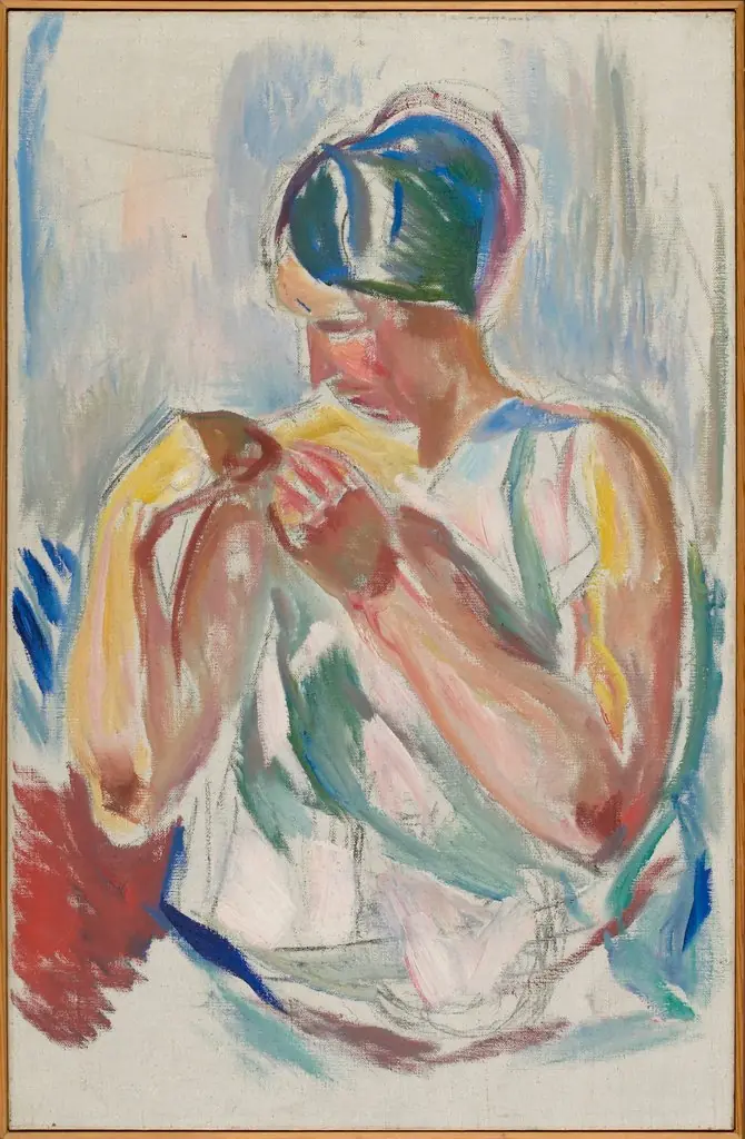 Woman in a Negligé, by Edvard Munch