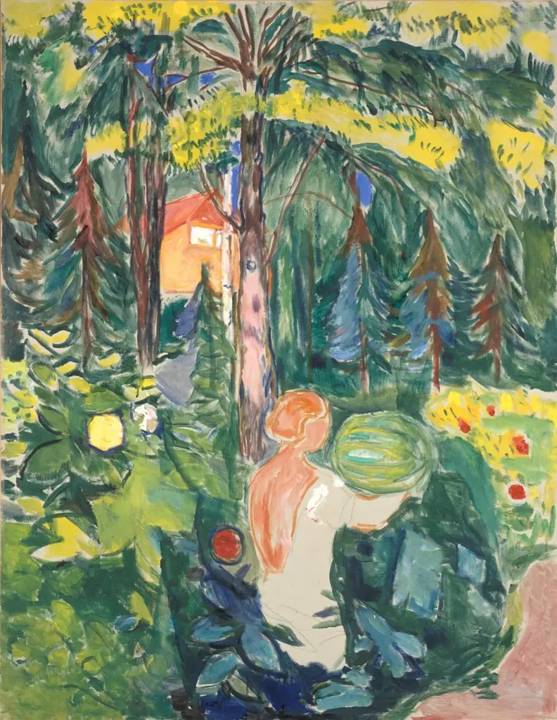 Woman with Pumpkin, by Edvard Munch