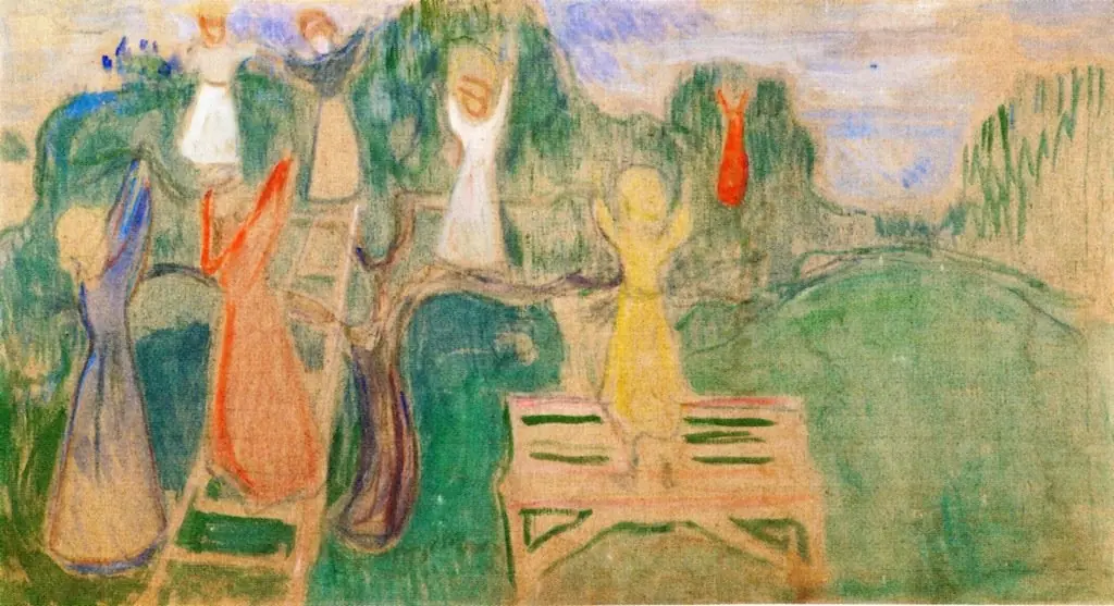Women Picking Fruit, by Edvard Munch