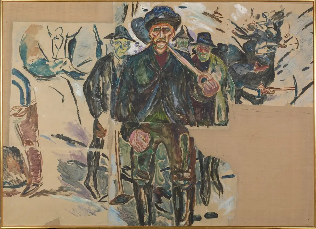 Workers in Snow: Five Fragments, by Edvard Munch