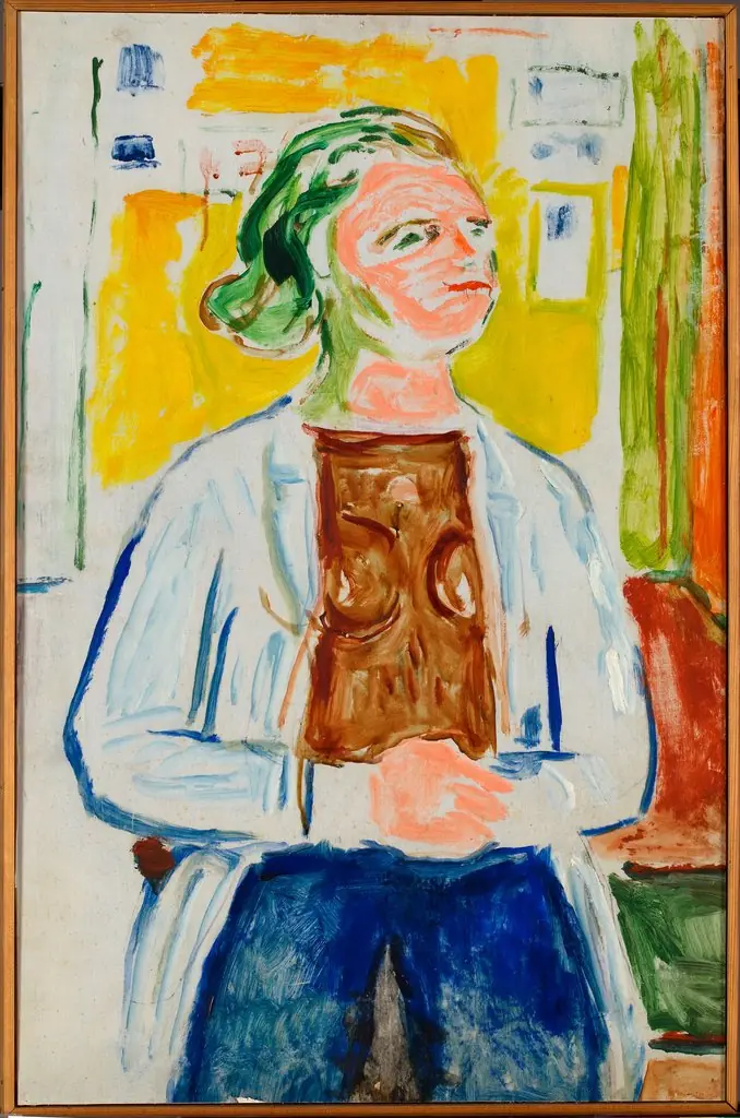 Young Woman, by Edvard Munch