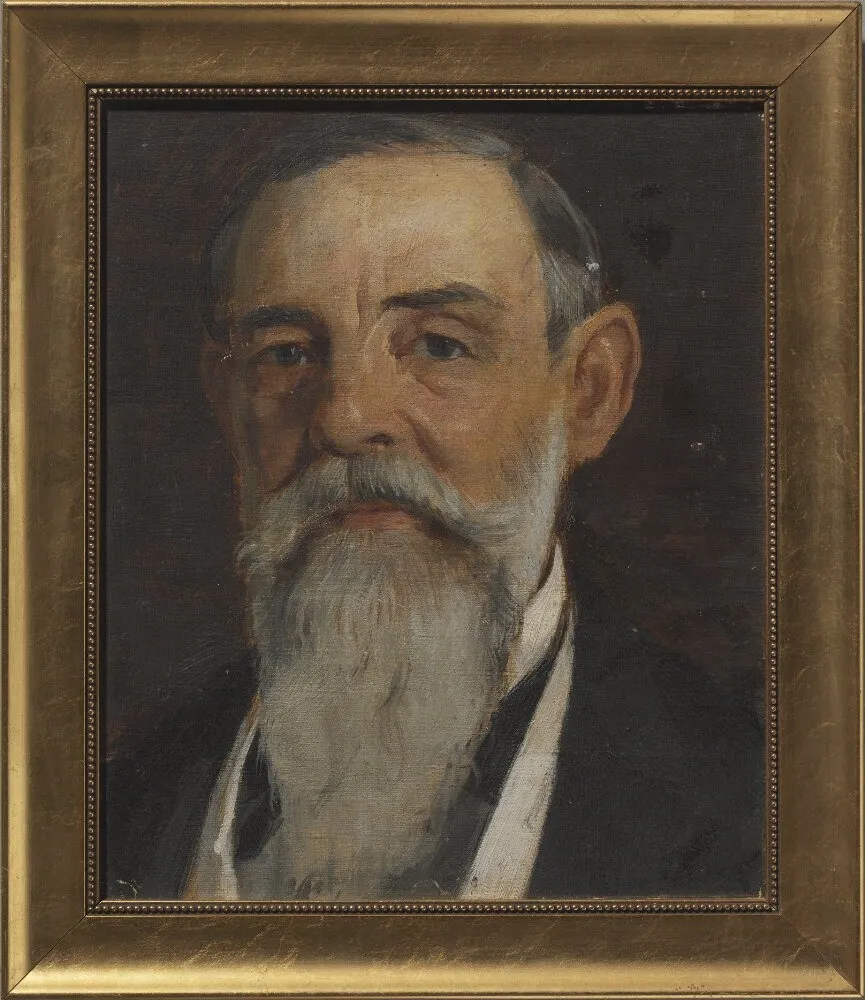 Okänd man, by Edvard Perséus, unspecified, 1875