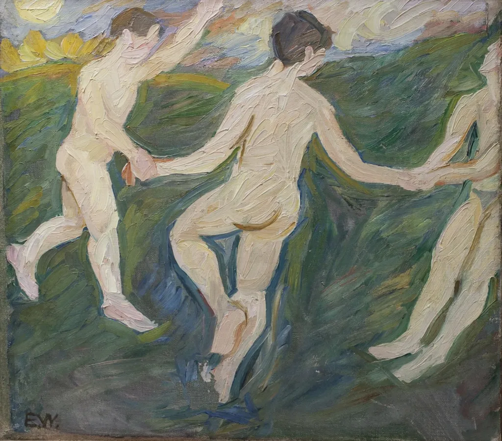 The Joy of Life, by Edvard Weie, oil, 1911