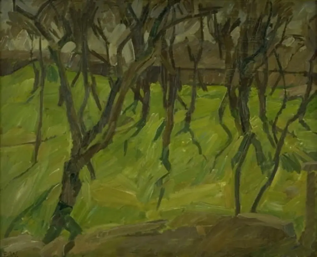 Trees on Christianshavns Vold, by Edvard Weie