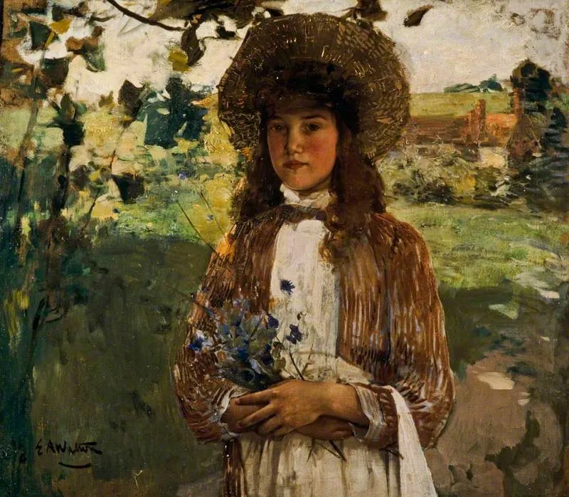 Bluette, by Edward Arthur Walton, oil, 1896
