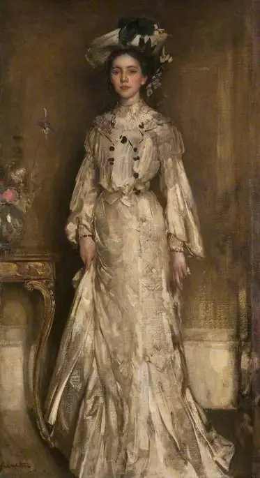 Lilian May Law (d.1882), by Edward Arthur Walton