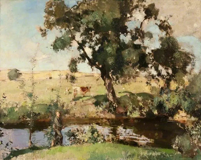 The Amber Pool, by Edward Arthur Walton