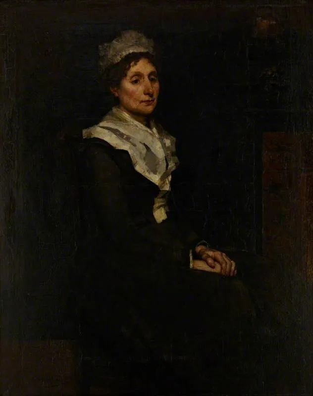 The Artist's Mother (Elizabeth Balfour Nicolson, Mrs Jackson Walton), by Edward Arthur Walton, oil, 1893