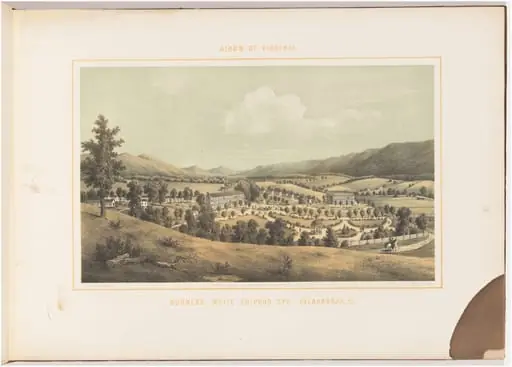 Burner's White Sulphur Spring, Shenandoah County, by Edward Beyer