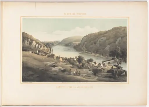 Harpers Ferry from Jefferson Rock, by Edward Beyer