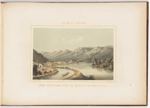 James River Canal, Near the Mouth of the North River, by Edward Beyer