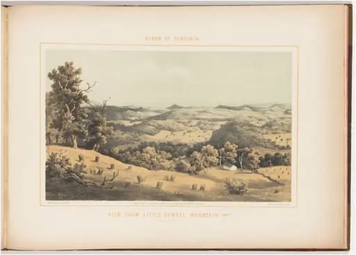 View from Little Sewell Mountain, No. 1, by Edward Beyer