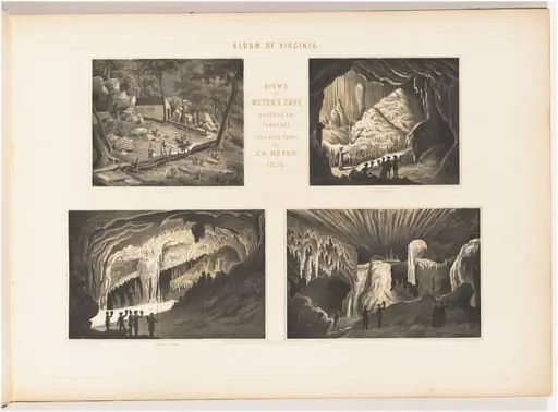 Views of Weyers Cave, by Edward Beyer