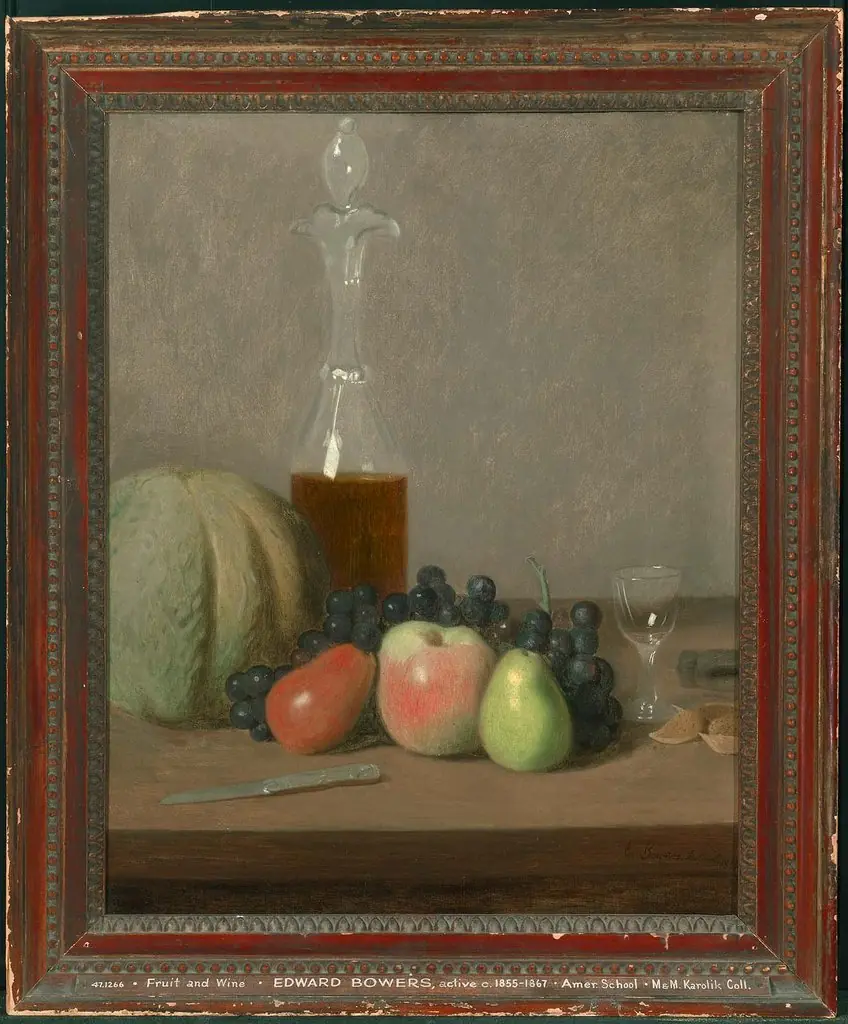 Fruit and Wine, by Edward Bower