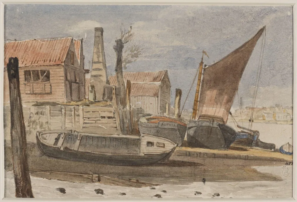 Battersea, by Edward Bragg, watercolor, 1850