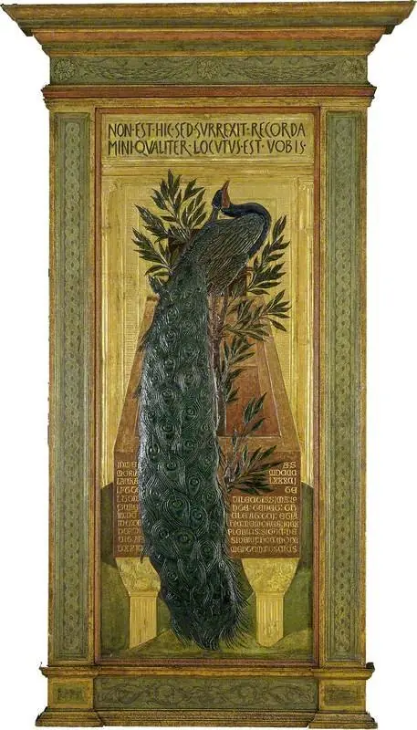 A Peacock, by Edward Burne-Jones