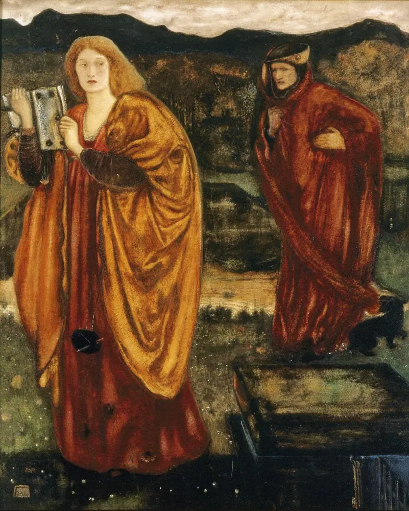 Merlin and Nimue, by Edward Burne-Jones