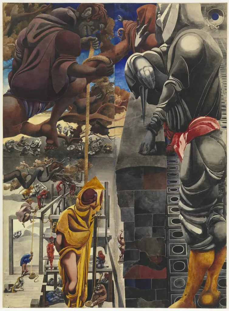 Untitled, by Edward Burr, watercolor, 1937