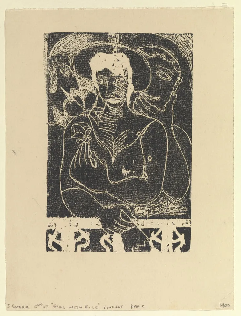 Untitled, by Edward Burra, ink, 1928